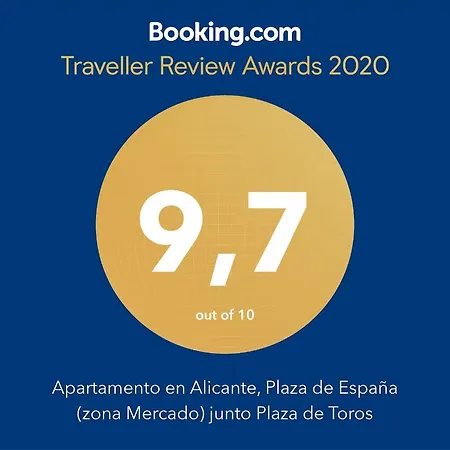 Apartamento En Alicante, Plaza De Espana, Zona Mercado, Aa Buitenkant foto